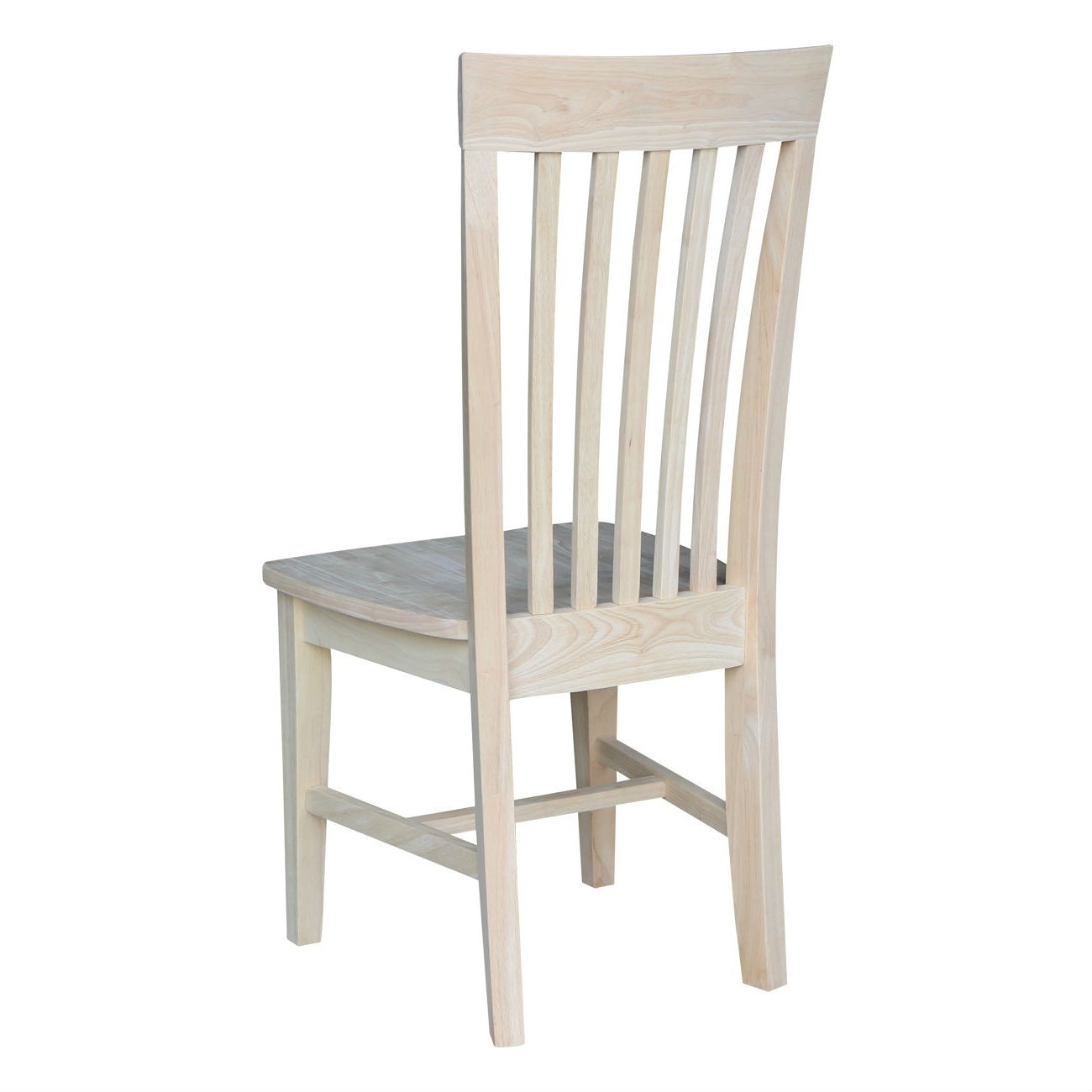 FaFurn - Set of 2 Dining Chairs with High Back in Beige