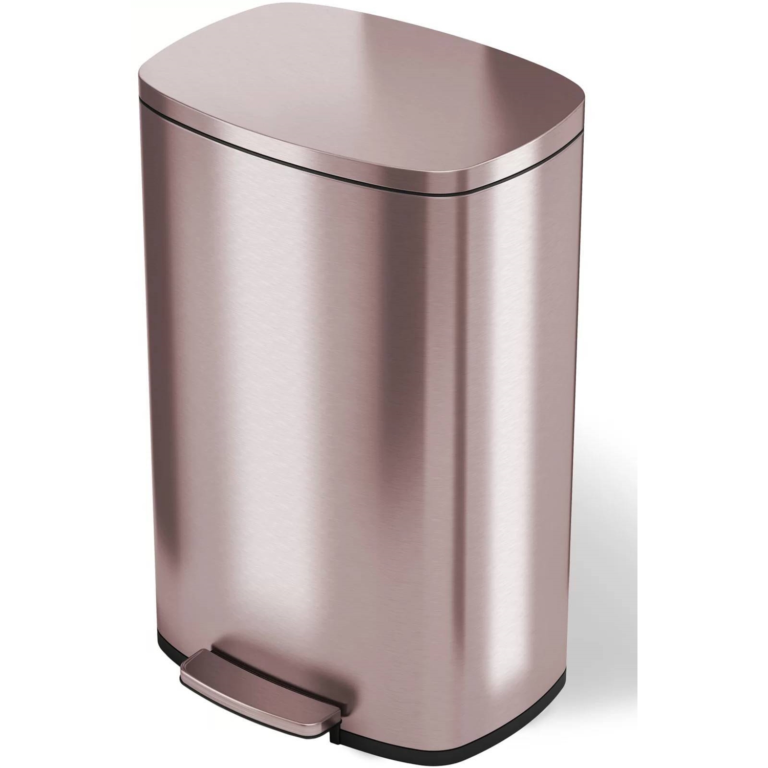 FaFurn - 13 Gallon Trash Can with Step Open Lid