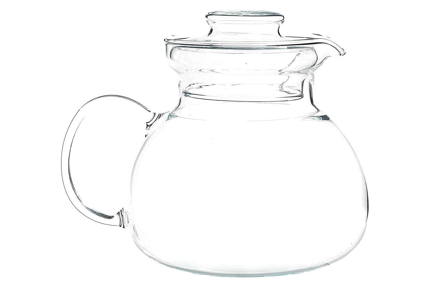 FaFurn - 1.5 Quart Stovetop Clear Glass Teapot Kettle