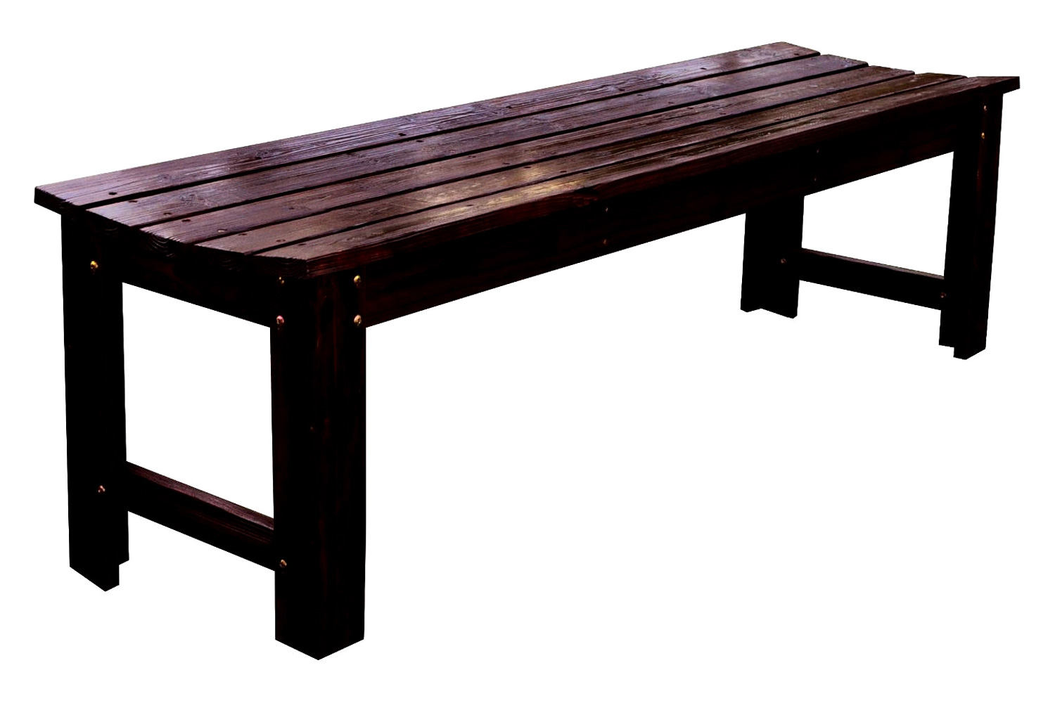 FaFurn - 5-Feet Backless Outdoor Garden Patio Cedar Wood Bench