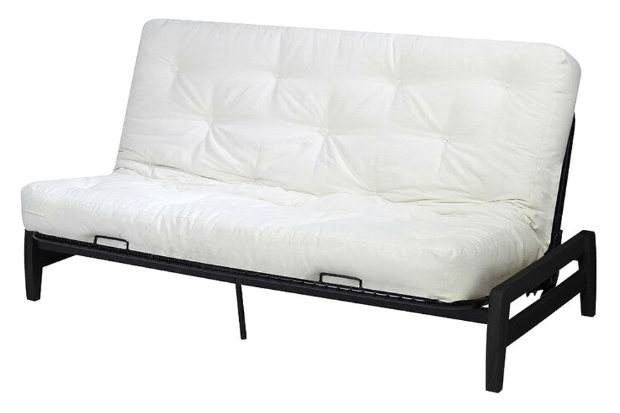 FaFurn - Full Size 5-Inch Thick Cotton/Poly Futon Mattress in White