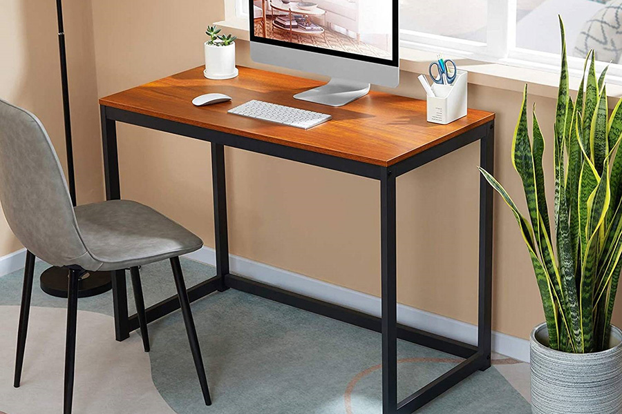 FaFurn - Compact Modern Home Office Laptop Computer Desk Table