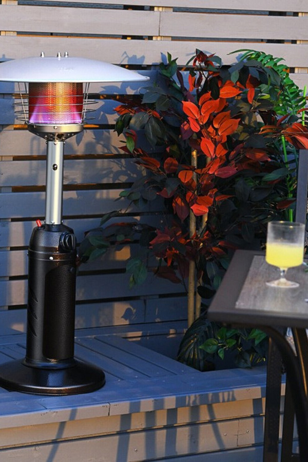 FaFurn Small Portable 11,000 Btu Lp Gas Tabletop Propane Patio Outdoor Heater