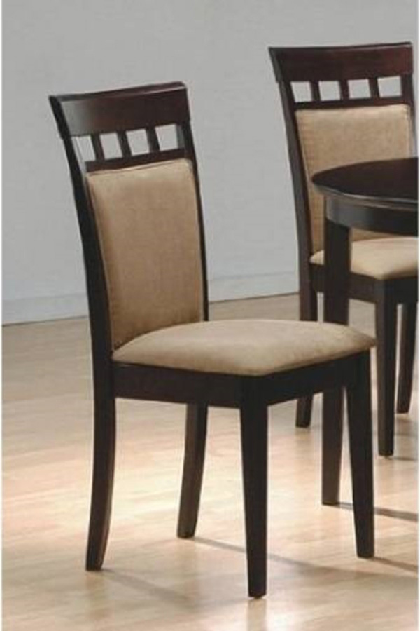 FaFurn - Contemporary Dining Chairs in Cappuccino Finish (Set of 2)