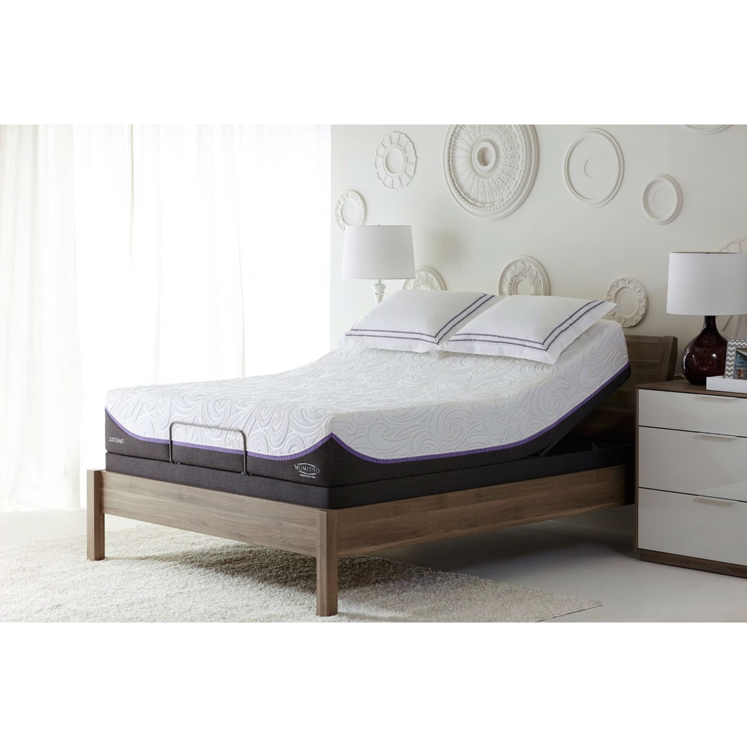 FaFurn - Adjustable Full Size Bed Base with Remote