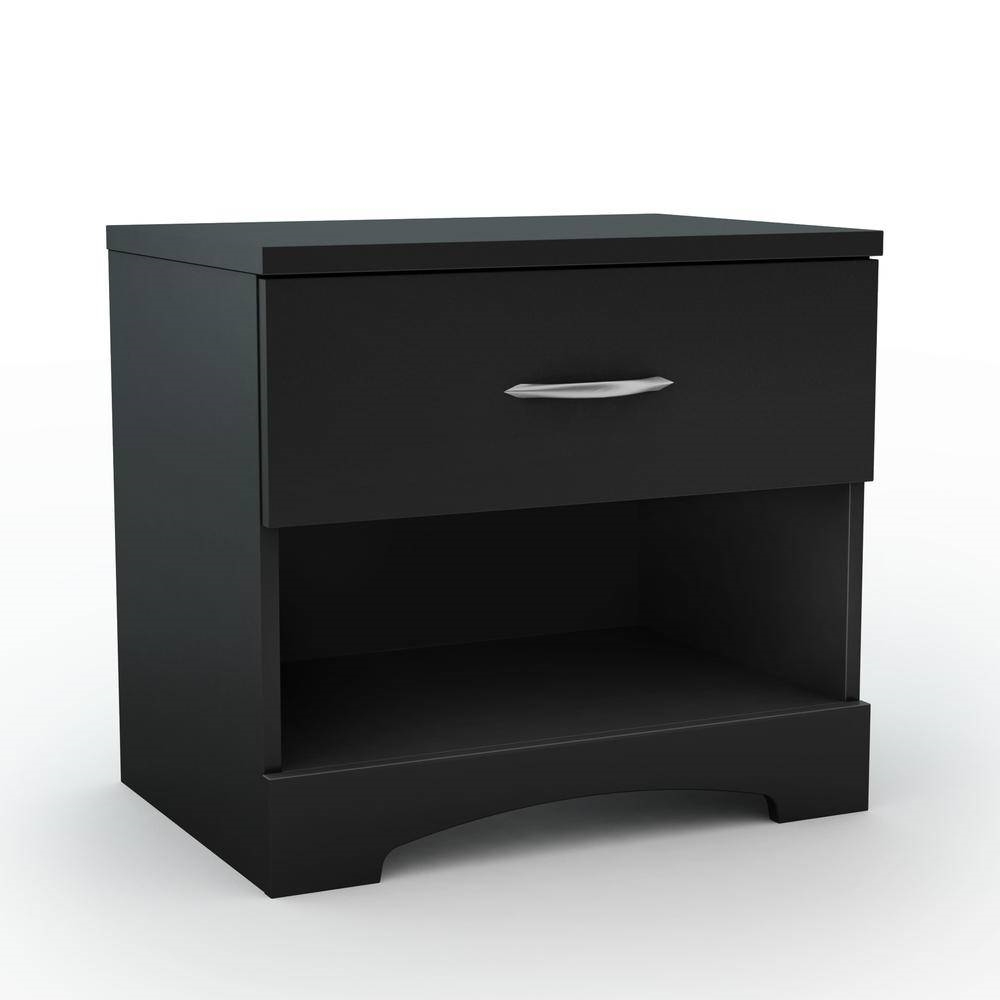 FaFurn - X-Shape 1 Drawer End Table with D-Shape Handle