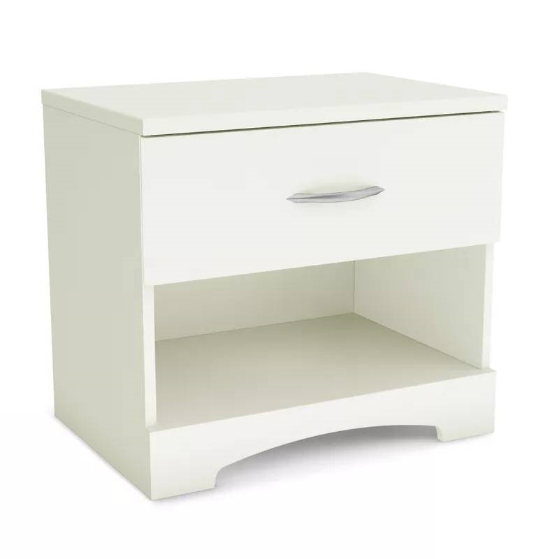 FaFurn - X-Shape 1 Drawer End Table with D-Shape Handle