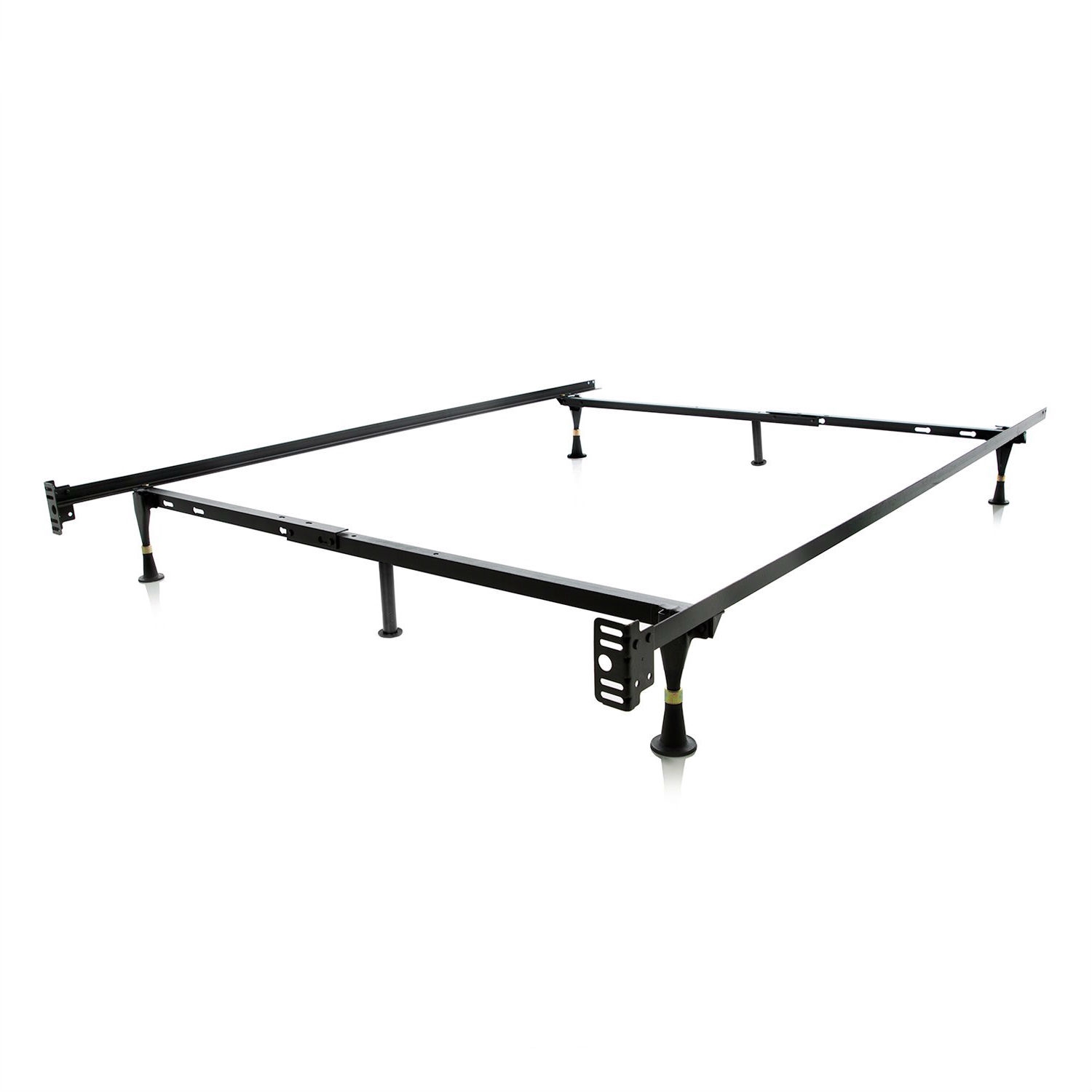 FaFurn - Full Size Bed Frame with Glide Legs in Metal