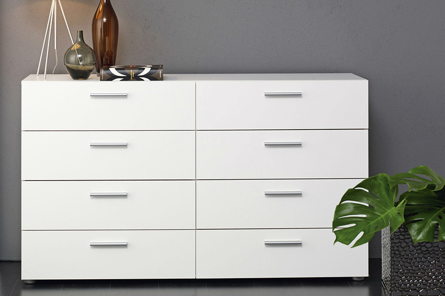 FaFurn - Modern Bedroom 8-Drawer Double Dresser