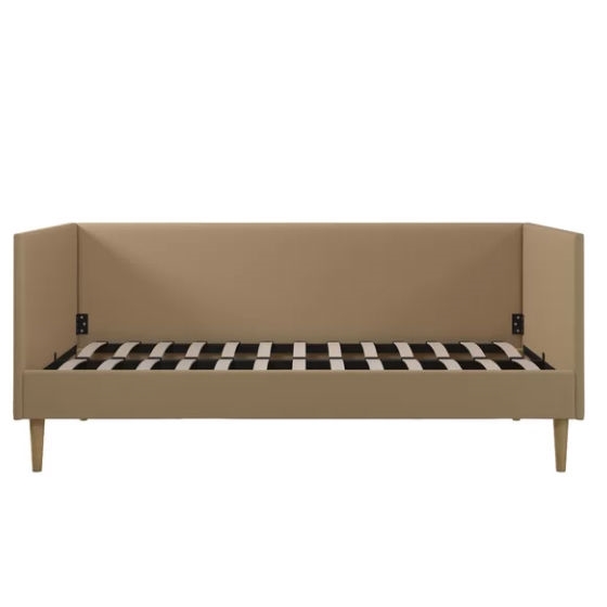 FaFurn Modern Twin Size Daybed - Tan, Linen