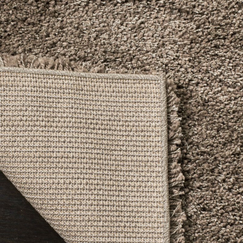 FaFurn Hand-Tufted 91x64" Rug - Taupe