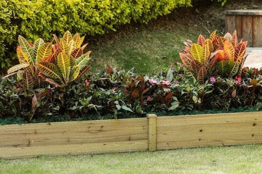 FaFurn Cedar Wood 2-Ft X 8-Ft Outdoor Raised Garden Bed Planter Frame