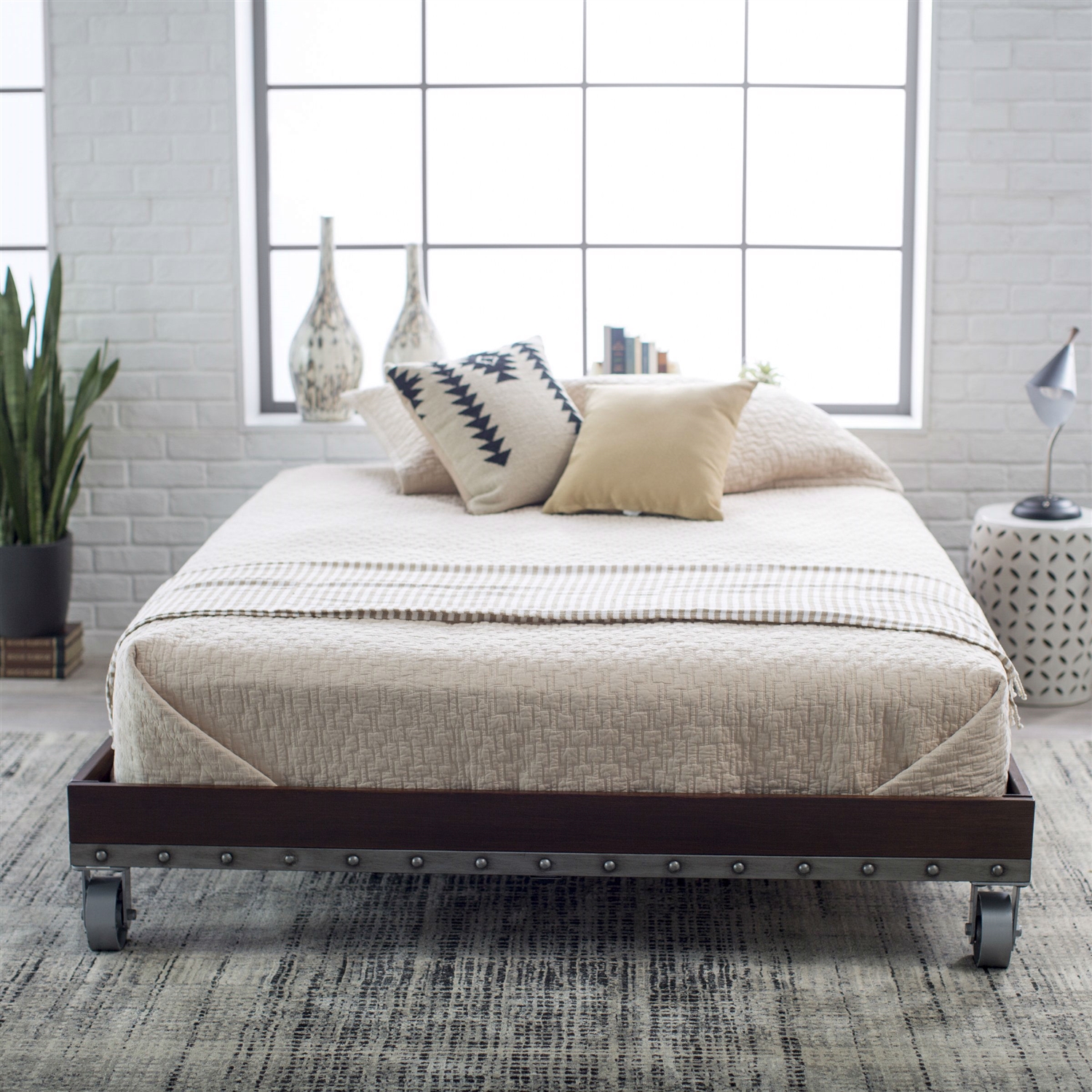 FaFurn - Twin Size Platform Bed Frame