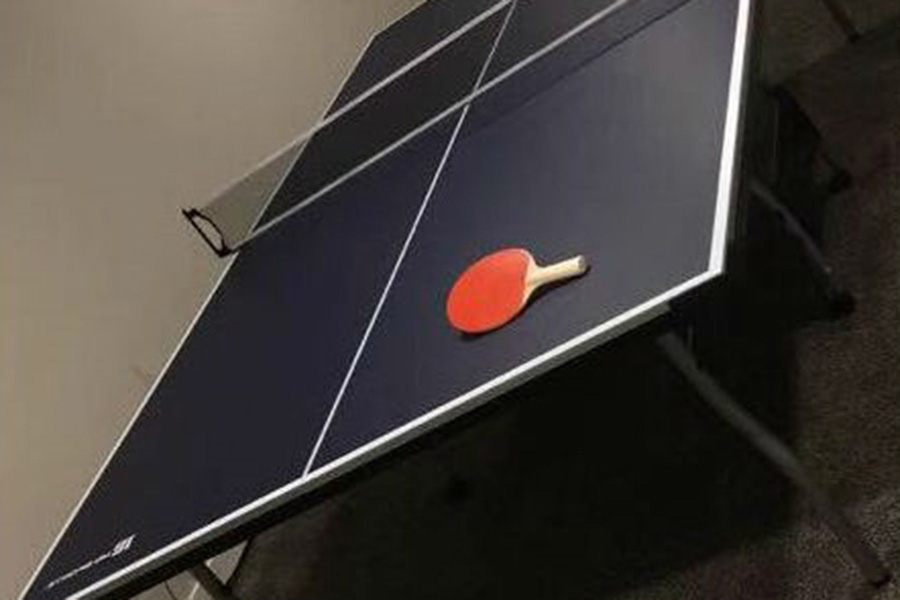 FaFurn - Official Tournament Grade Blue Foldable Indoor Table Tennis Table with Paddles and Balls