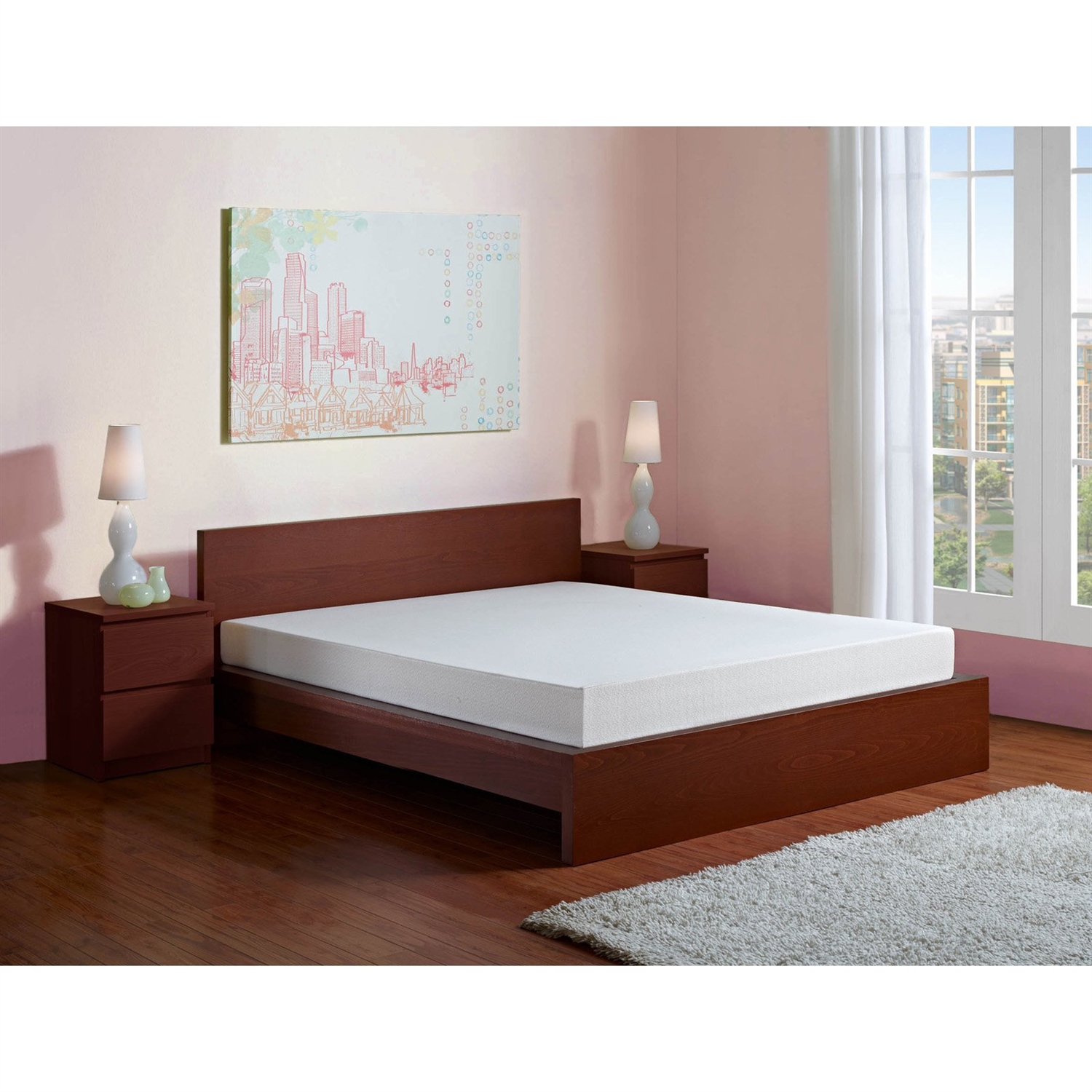 FaFurn Memory Foam Hypo-Allergenic Mattress - Twin Size