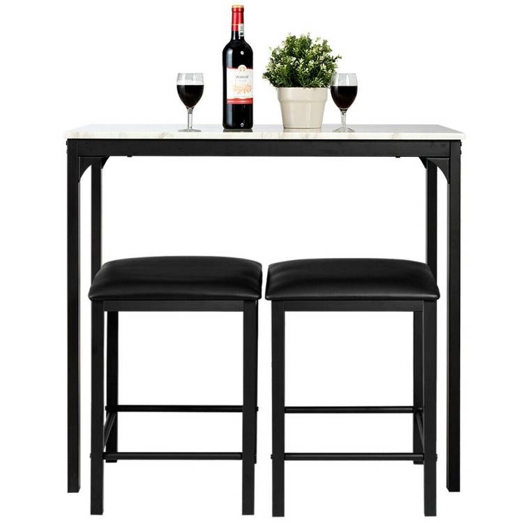 FaFurn - 3-Piece Modern Dining Set (DTSCBWM4239581)