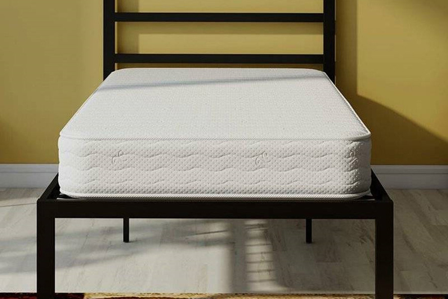 FaFurn Metal Platform Bed Frame with Headboard Included - Twin Size