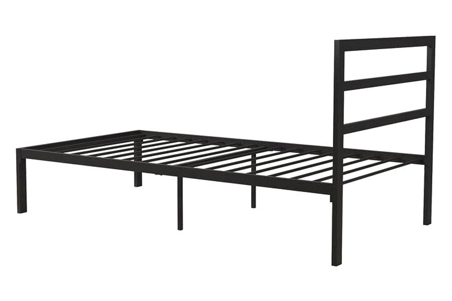 FaFurn Metal Platform Bed Frame with Headboard Included - Twin Size