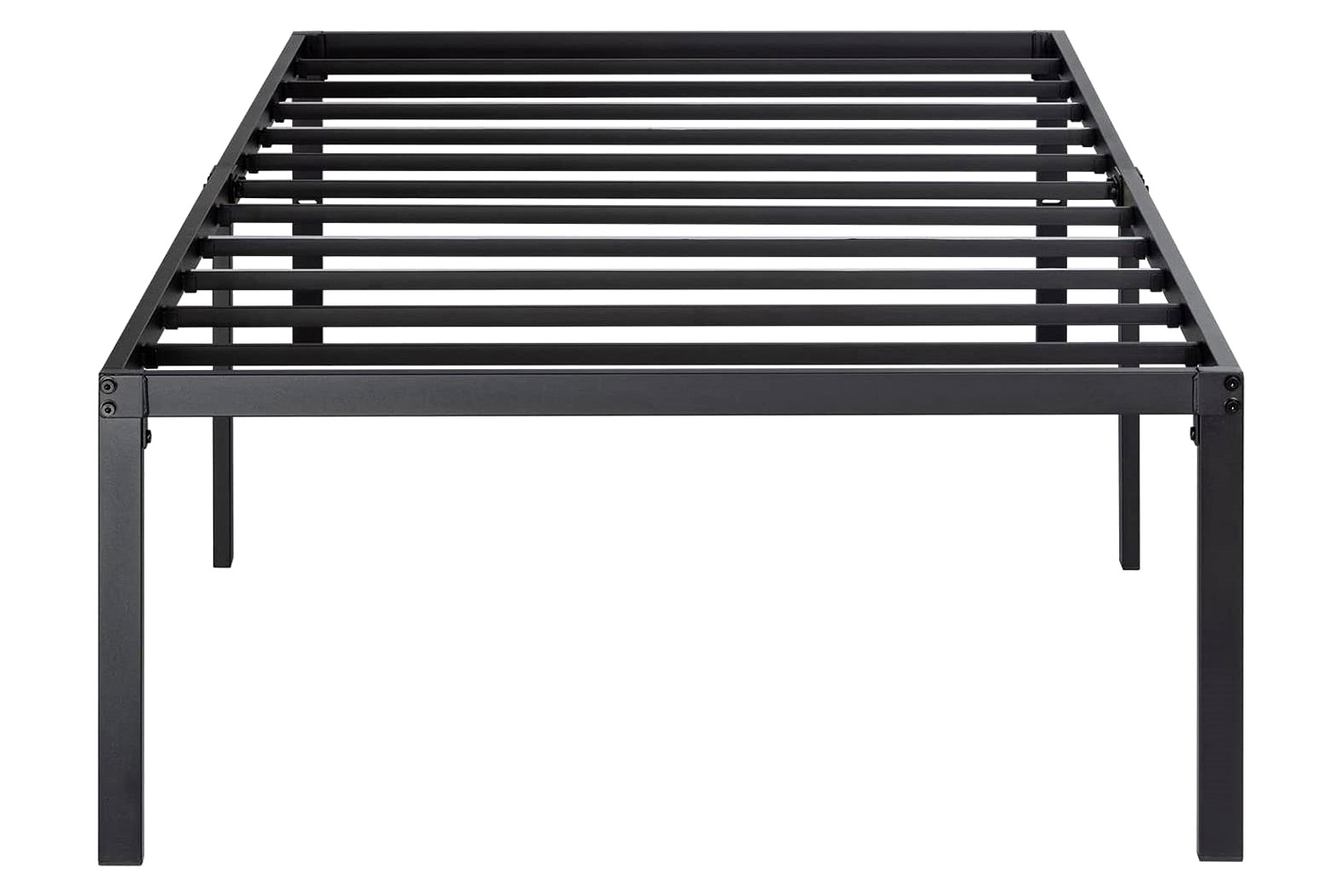 FaFurn - Metal Platform Bed Frame with Under-Bed Storage Space