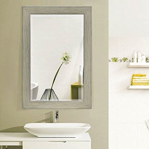 FaFurn™ Rectangular Mirror with Wood Frame