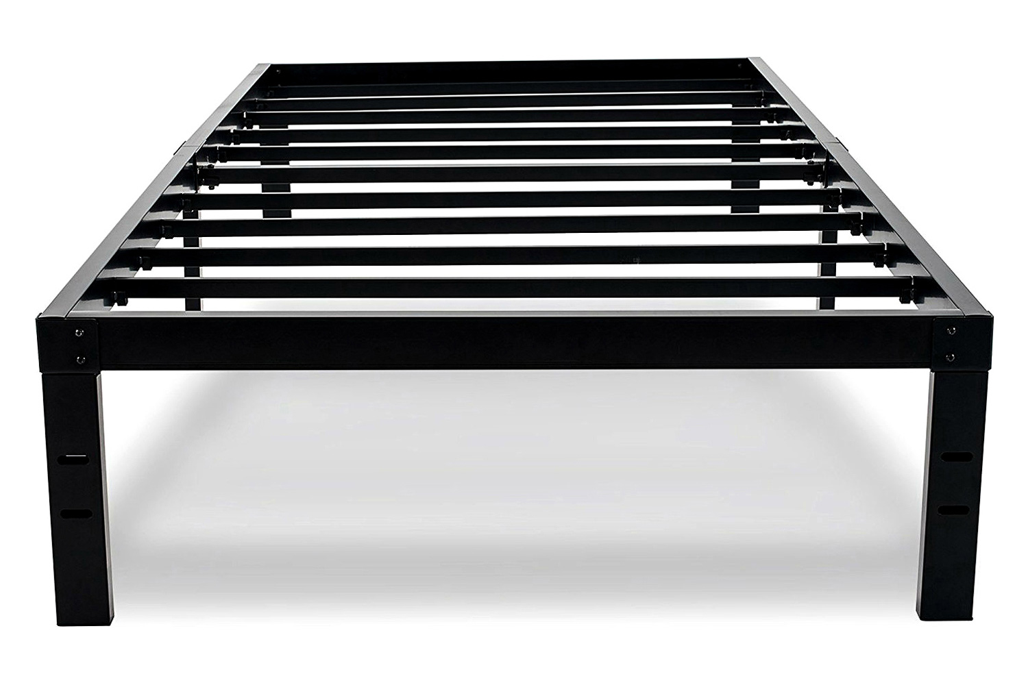 FaFurn - Twin Xl College Dorm Heavy Duty Black Metal Platform Bed Frame