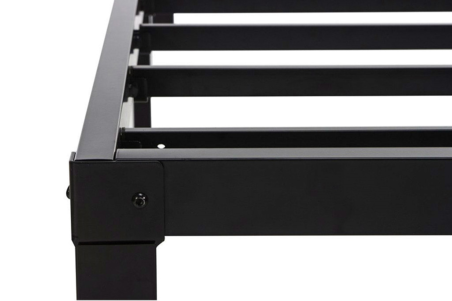 FaFurn - Twin Xl Study Black Metal Platform Bed Frame