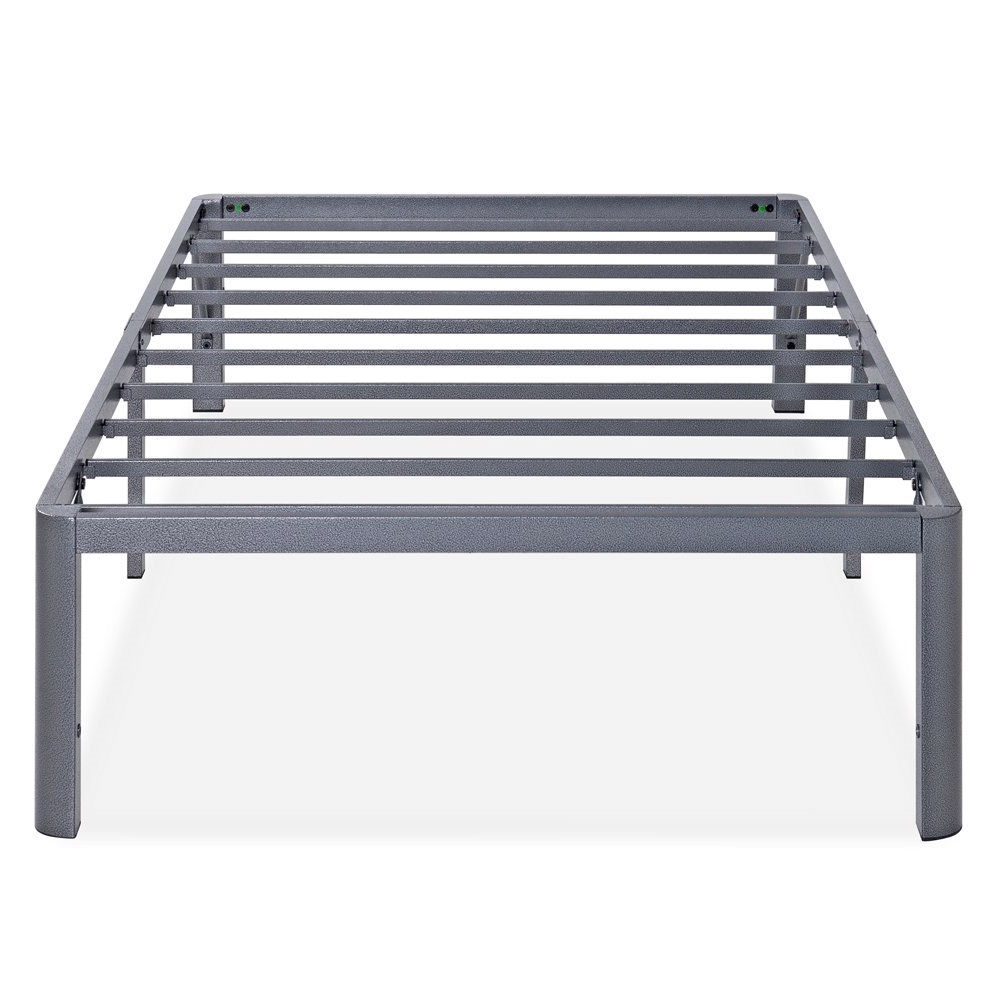 FaFurn - Twin XL Size Platform Bed Frame with Round Corners in Metal