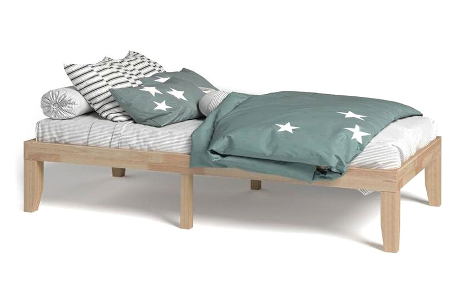 FaFurn Solid Wood Platform Bed Frame - Twin Size