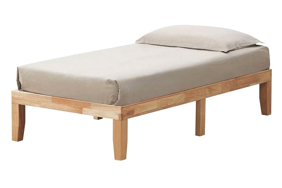 FaFurn Solid Wood Platform Bed Frame - Twin Size