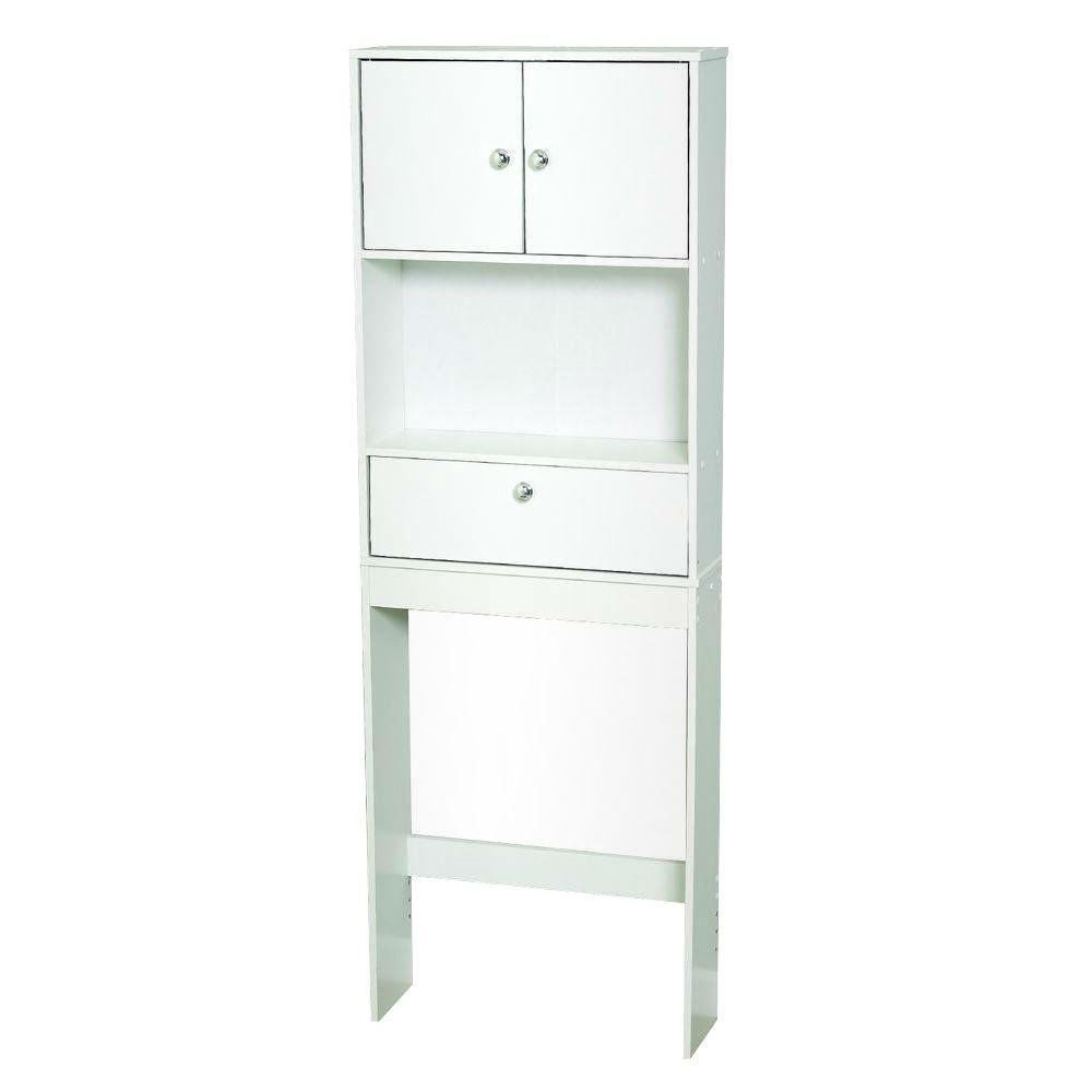 FaFurn - 3-Drawer Bathroom Space Saver in White