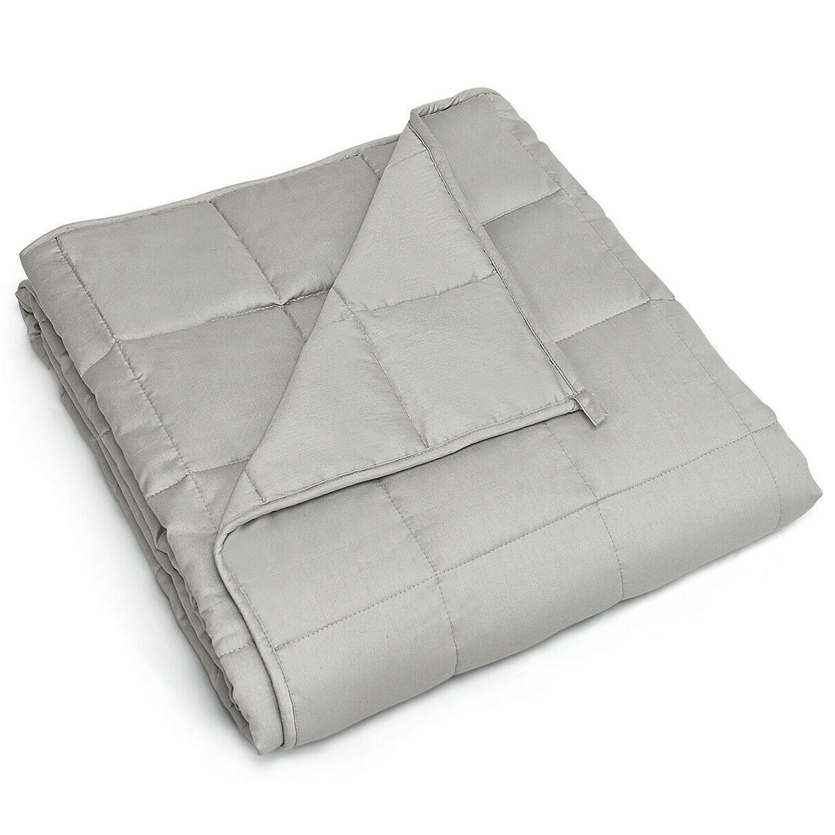 FaFurn Blanket with 100% Cotton Cover - Light Gray