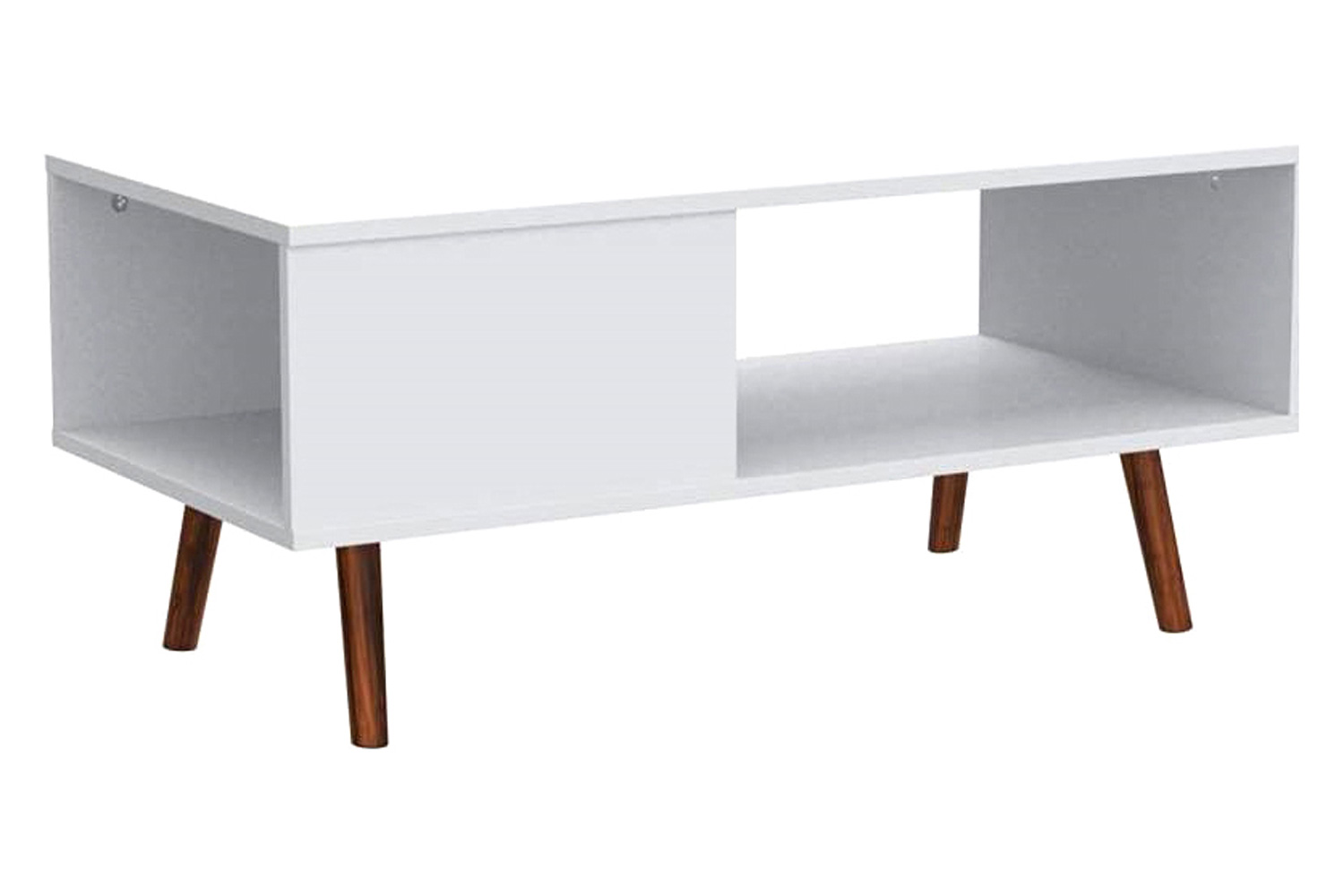 FaFurn - Modern Mid-Century Coffee Table Living Room Storage Shelf