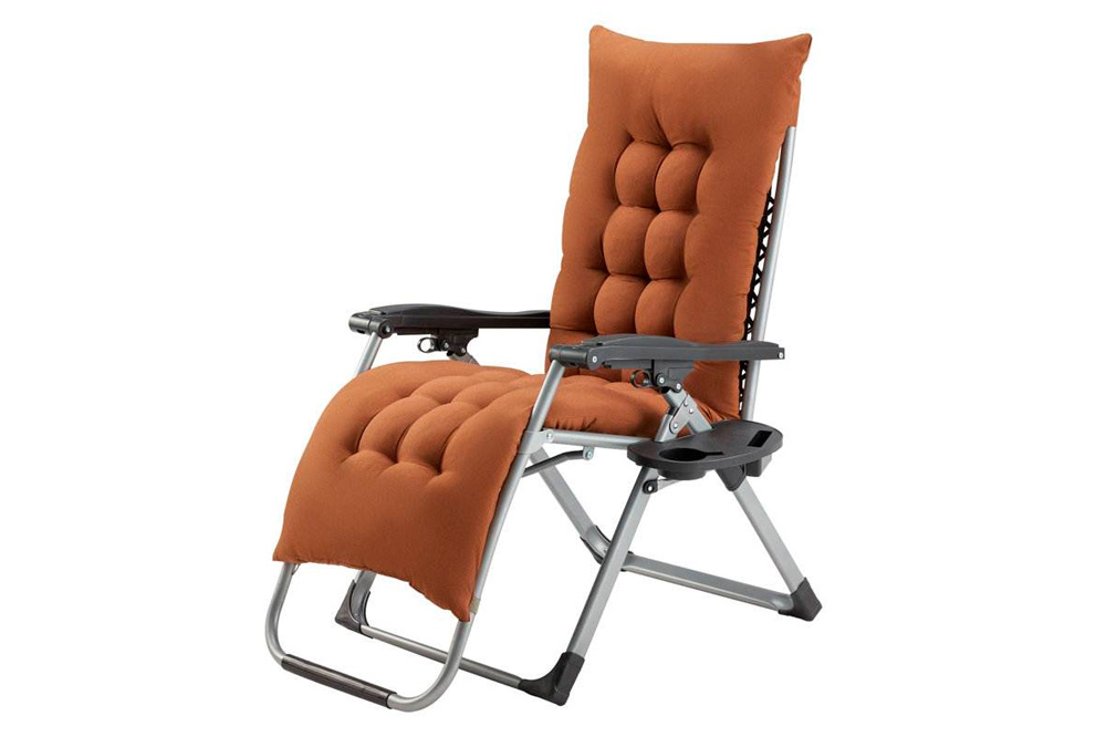 FaFurn - Folding Recliner Chair with Removable Cushion