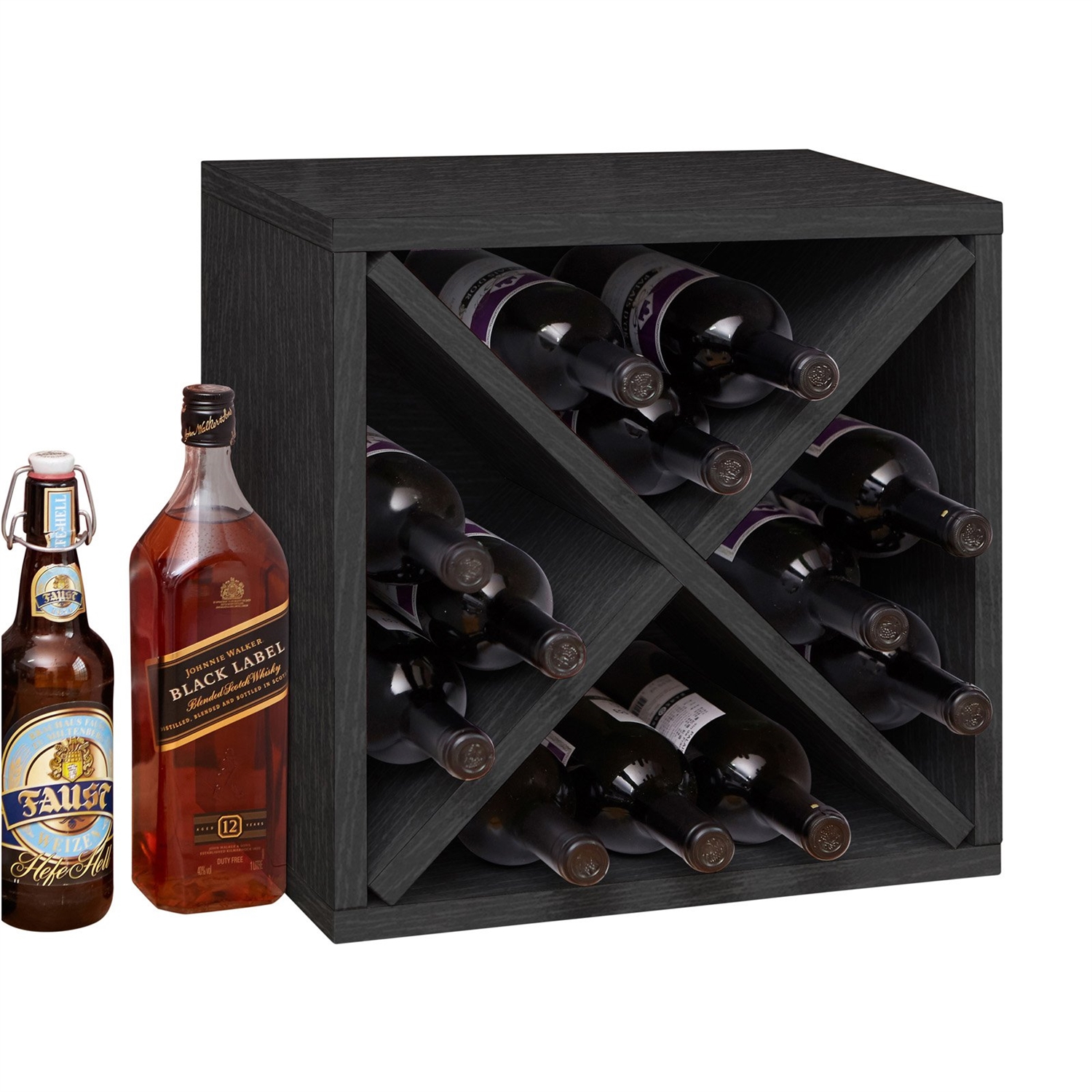 FaFurn - Stackable 12 Bottle Wine Rack