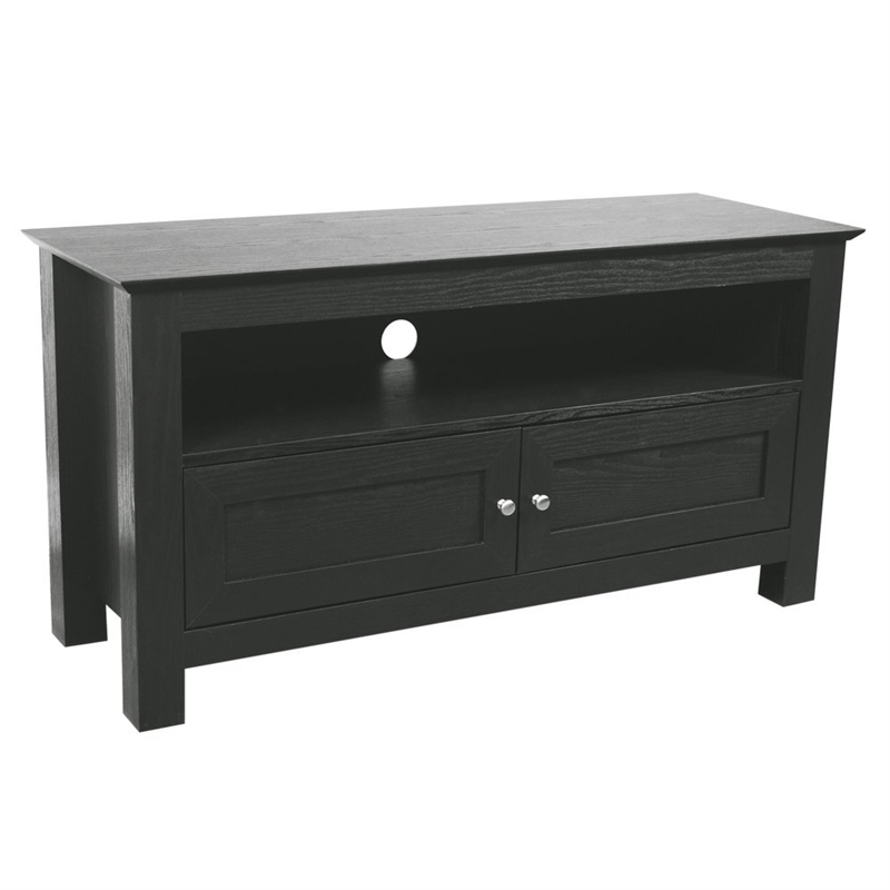 FaFurn - TV Stand in Black, Wood