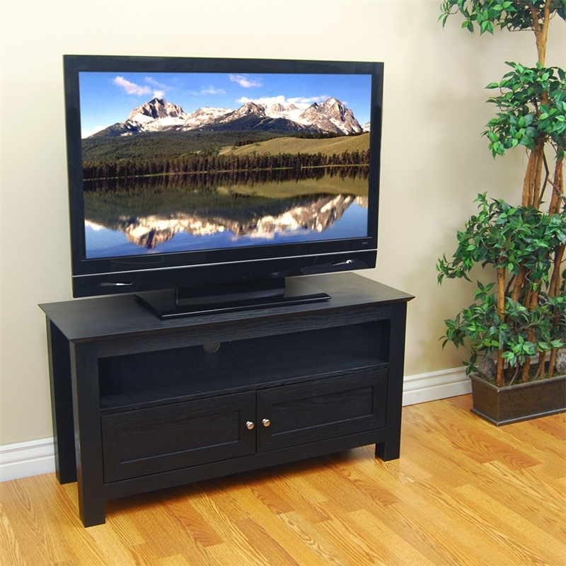 FaFurn - TV Stand in Black, Wood