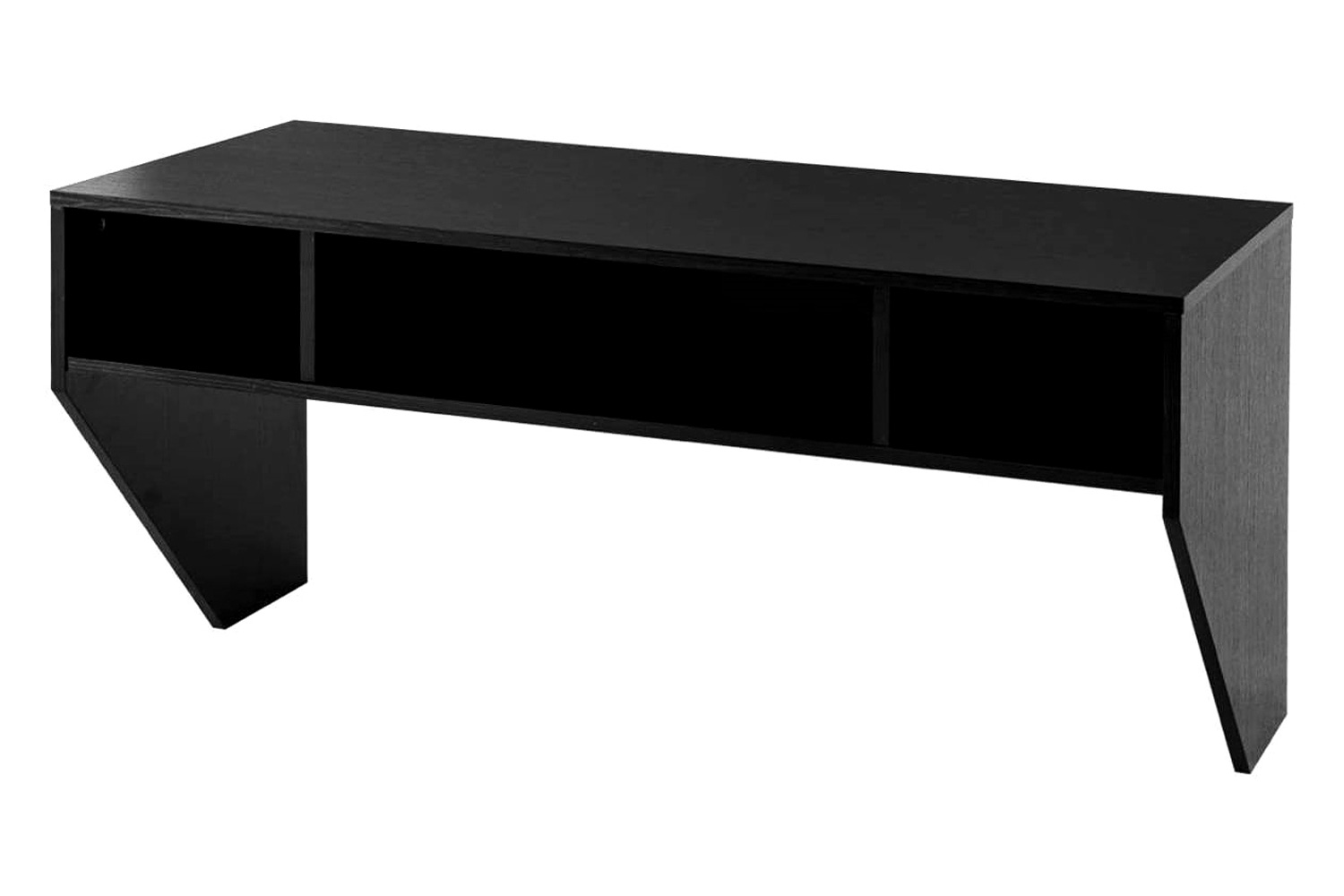 FaFurn - Contemporary Space Saver Floating Style Laptop Desk in Black