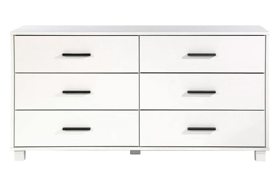 FaFurn - Modern Farmhouse Solid 6 Drawers Double Dresser