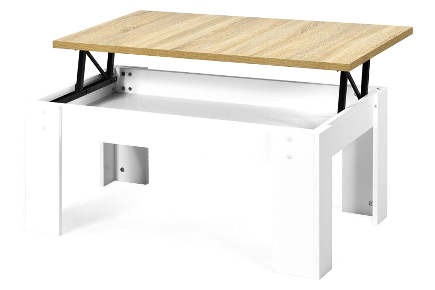 FaFurn - Farmhouse Lift-Top Multi Purpose Coffee Table Laptop Desk