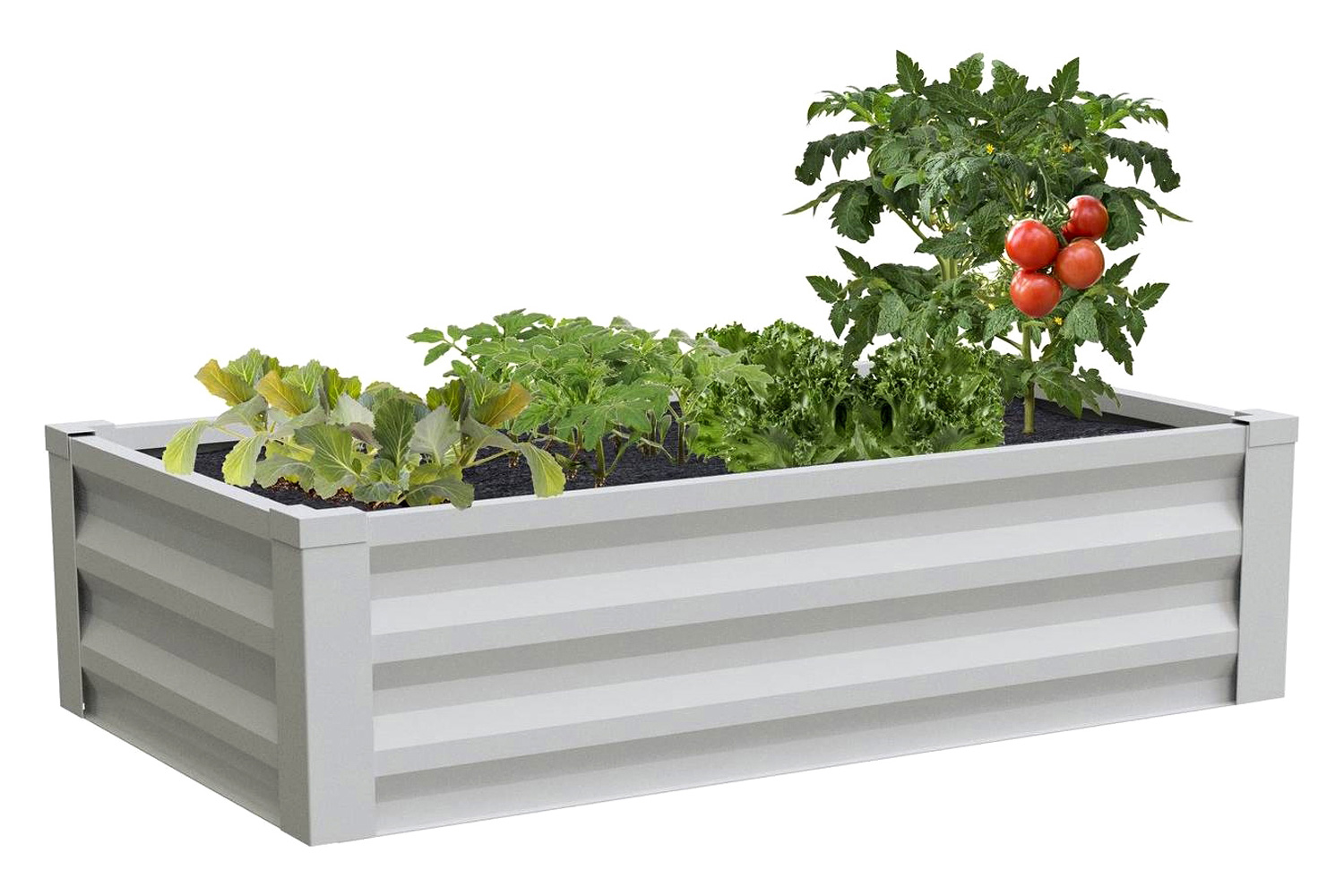 FaFurn - Powder Coated Metal Raised Garden Bed Planter