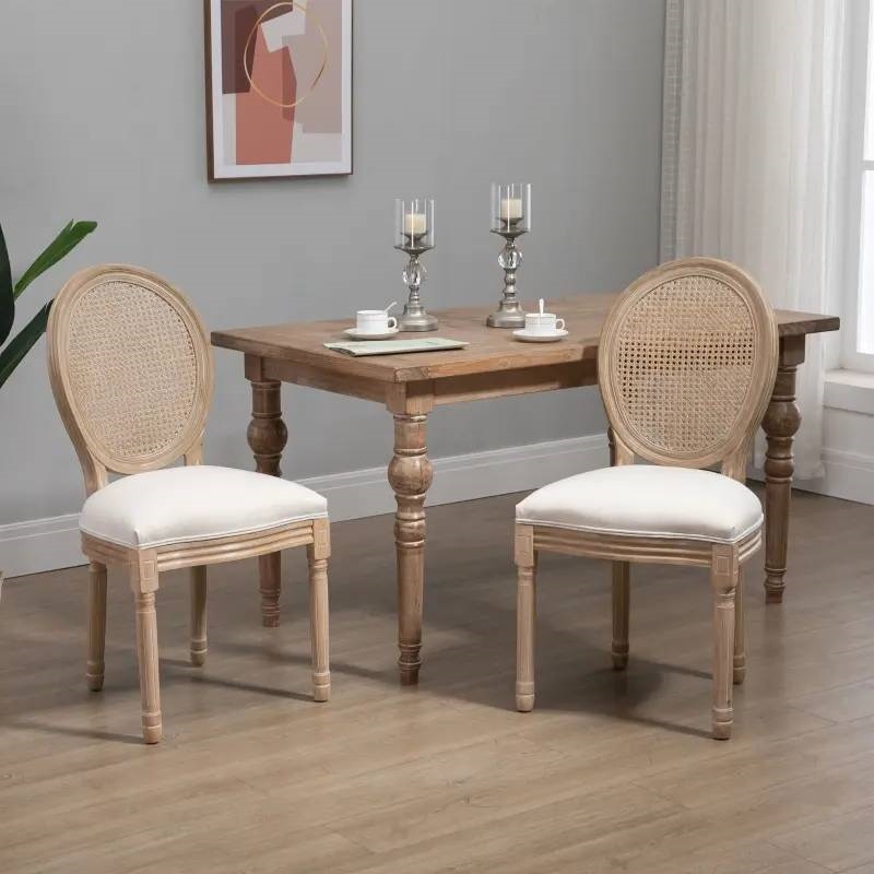 FaFurn - Set of 2 Vintage Dining Chairs