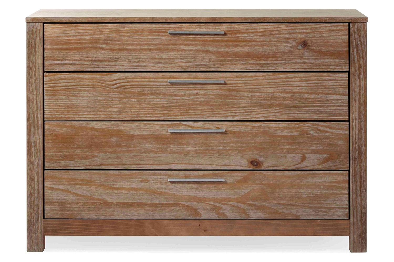 FaFurn - Farmhouse Traditional Rustic 4 Drawer Dresser