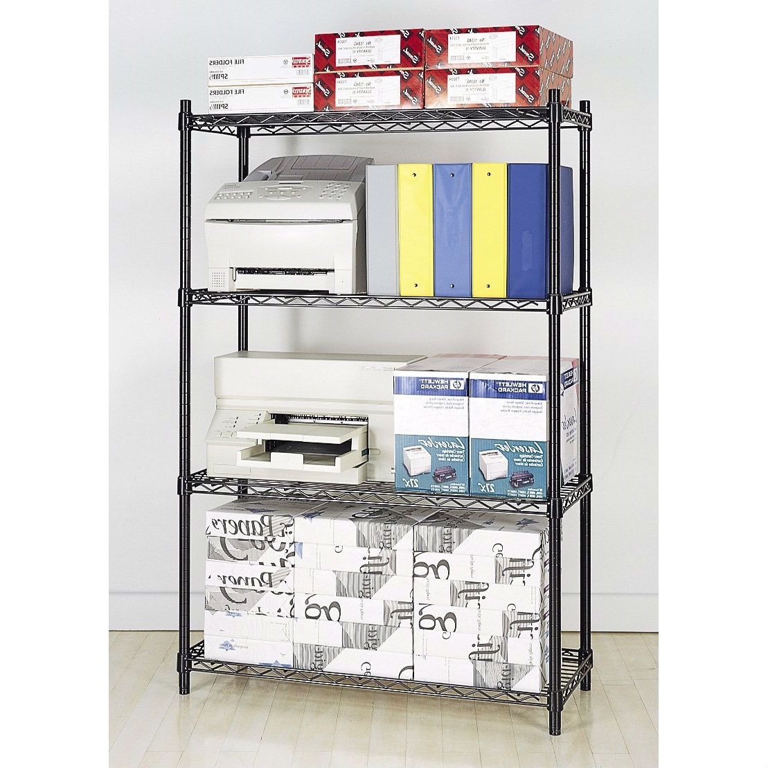 FaFurn - 4-Shelf Shelving Unit