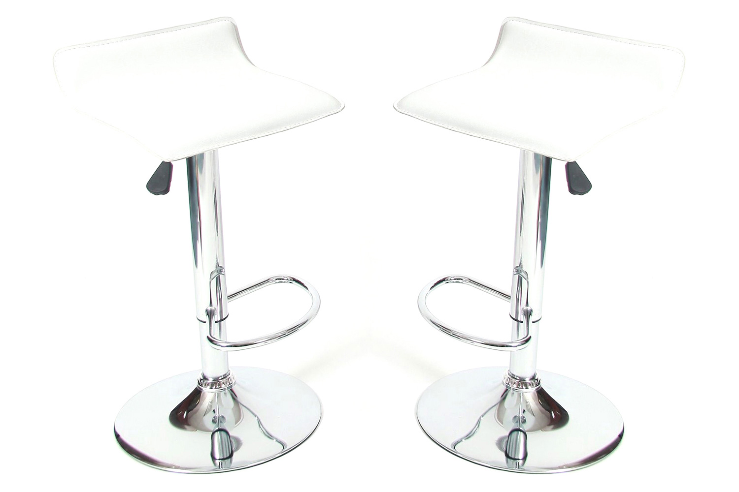 FaFurn - Modern Air-Lift Adjustable Bar Stools (Set of 2)