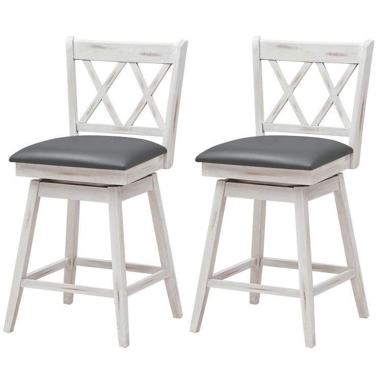 FaFurn - Set of 2 Swivel Barstool