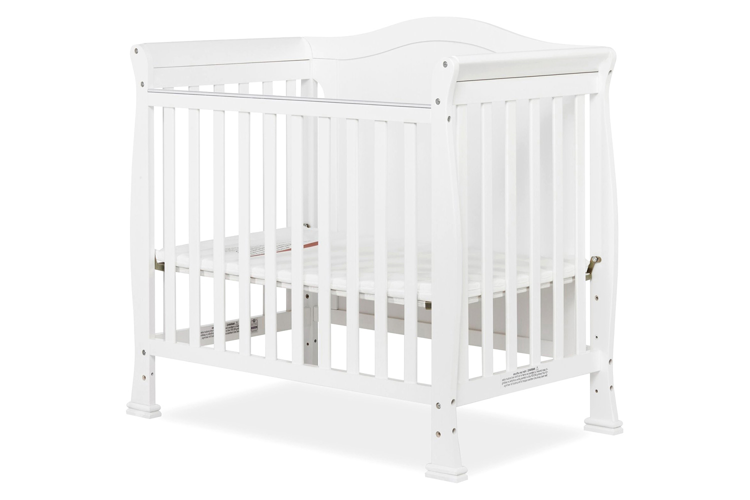 FaFurn - Solid Pine Wood 3-In-1 Convertible Baby Crib Daybed Toddler Bed