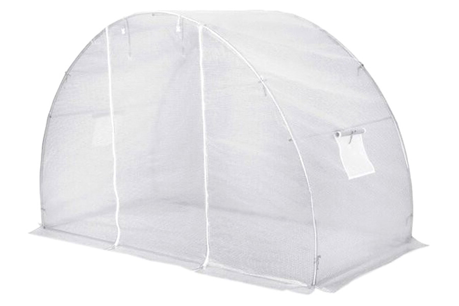 FaFurn - Greenhouse Kit with Heavy Duty Steel Frame and White Pe Cover