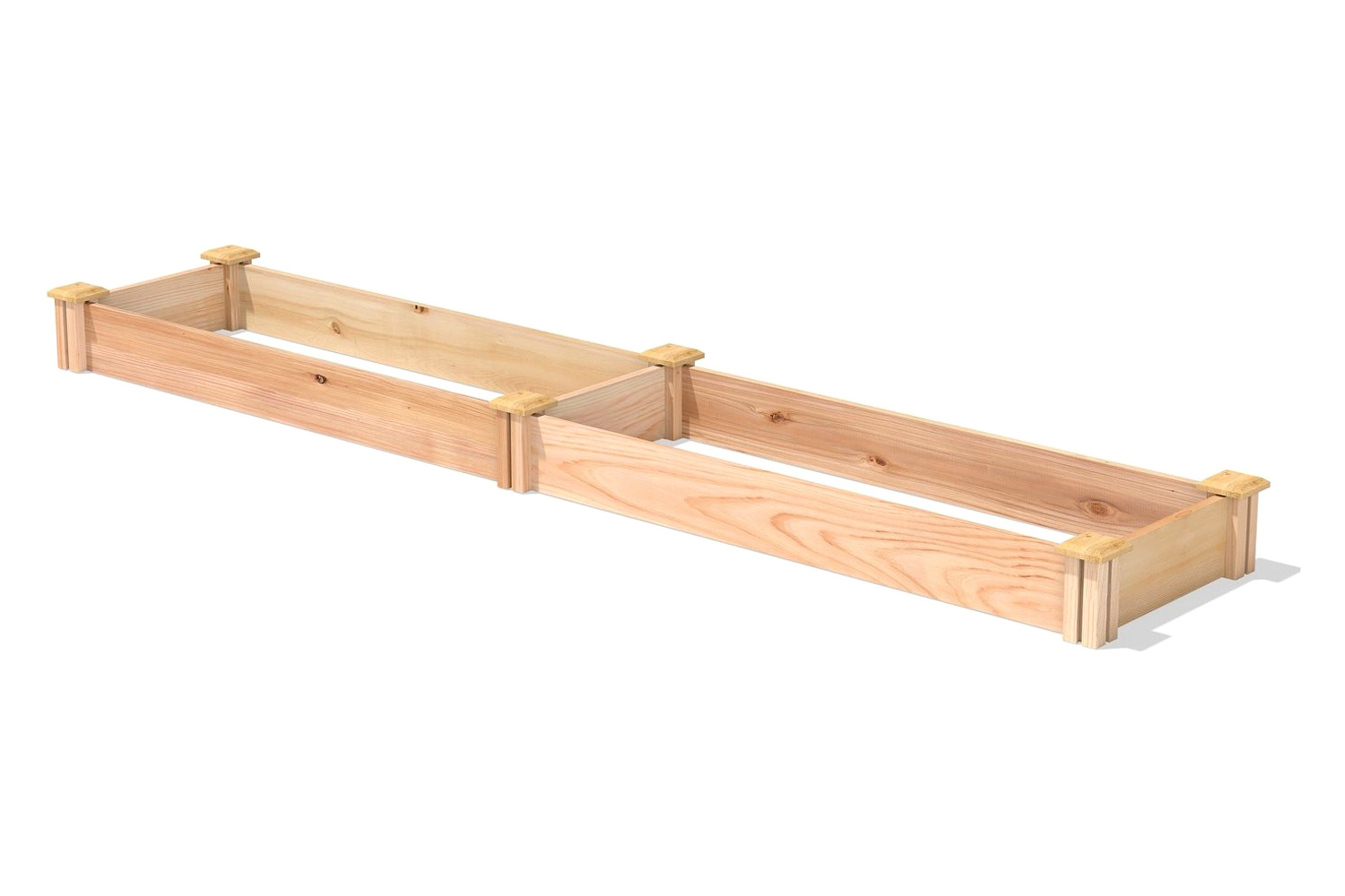 FaFurn Low Profile Cedar Raised Garden Bed - Double