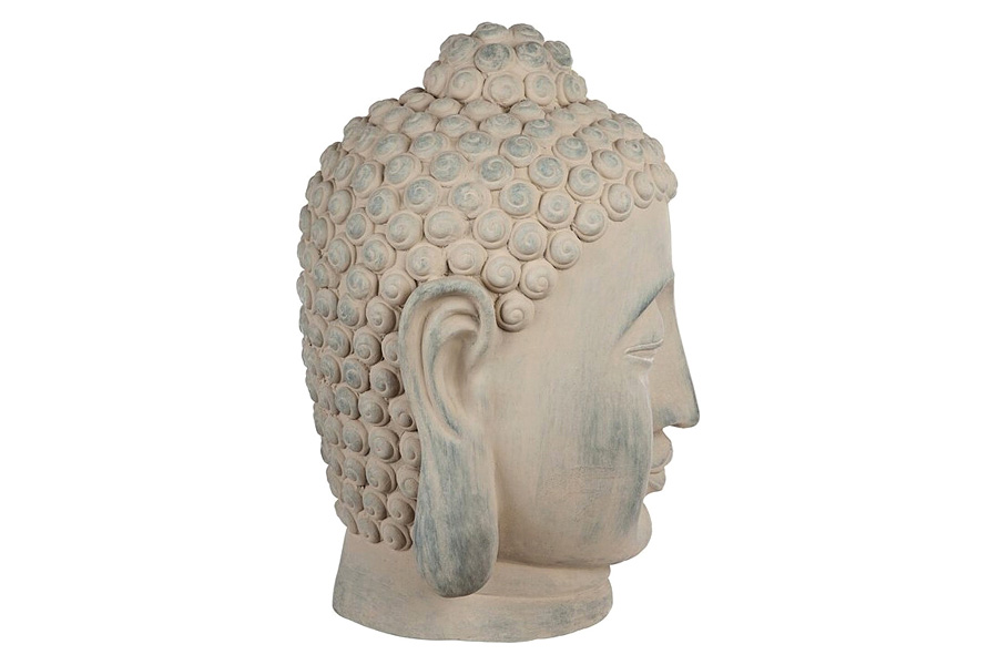 FaFurn - Zen Garden Outdoor Buddha Head Statue