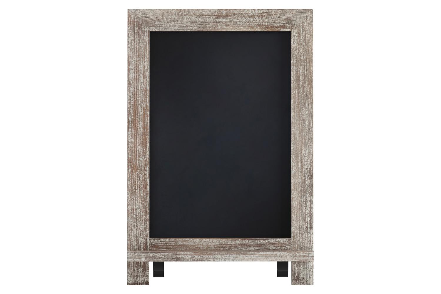 BLNK Canterbury Weathered Tabletop Magnetic Chalkboards with Metal Scrolled Legs Set of 10 - 9.5"W x 14"H